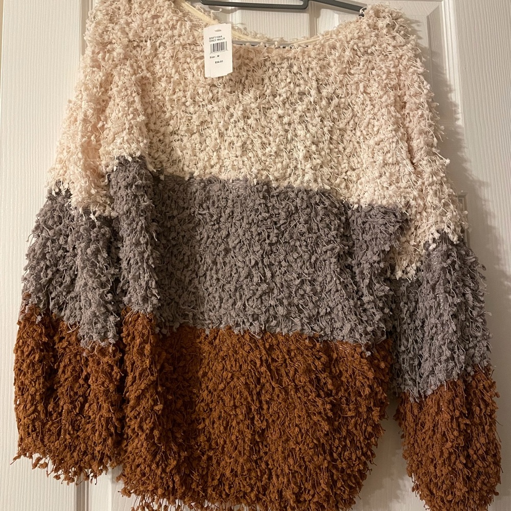 Fuzzy sweater